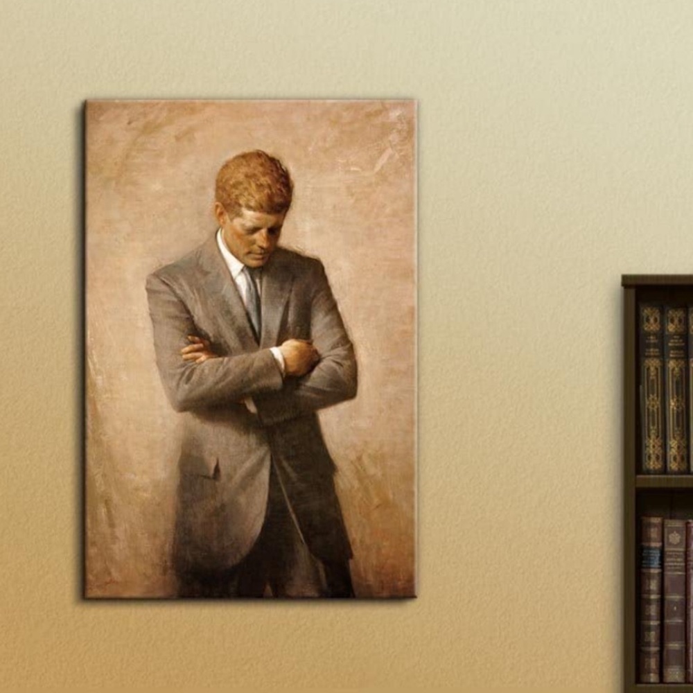 John Kennedy on canvas